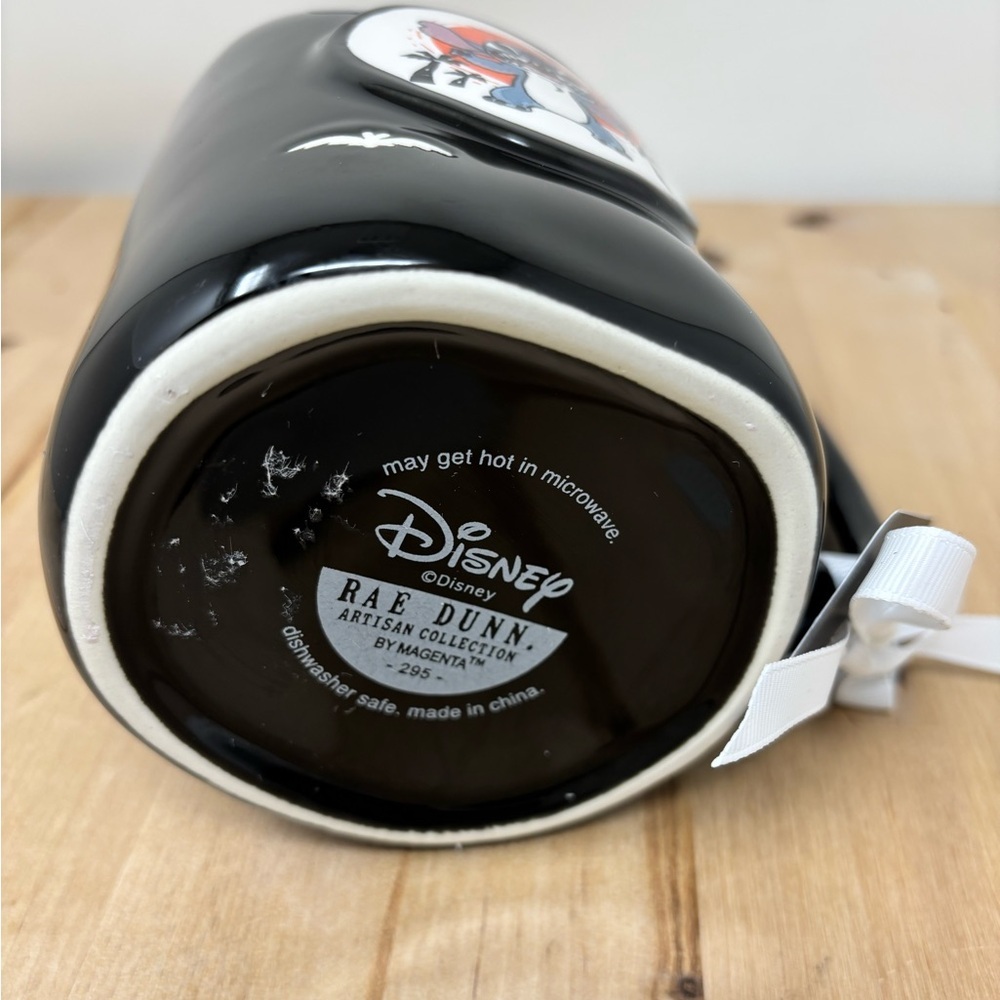 Rae Dunn MISCHIEF AND MAYHEM Stitch Mug Black Double Sided Halloween Collection - Picture 4 of 4